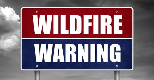 wildfire warning sign