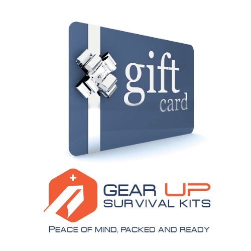 Gift Cards Gear Up Survival Kits