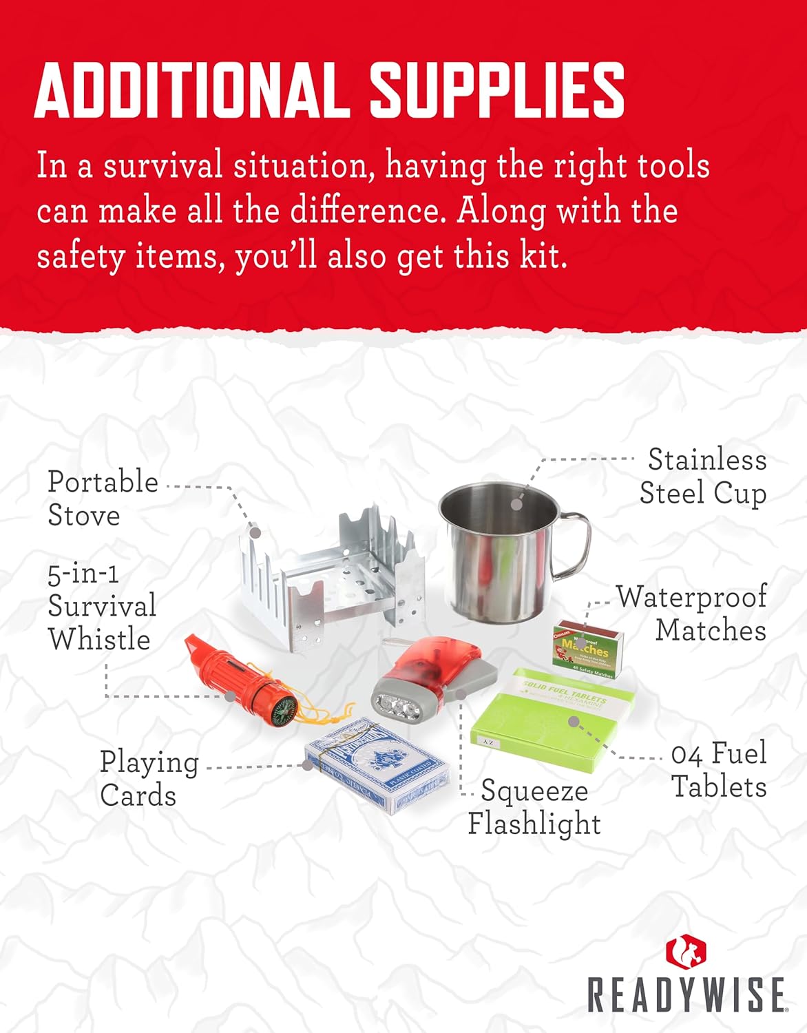 SureStep additional supplies for emergency survival items