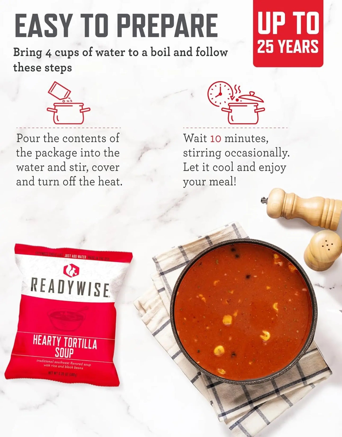 surestep how to prepare food the easy way info card